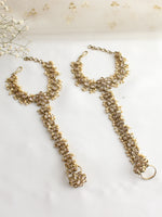 Poorva Hand Harness/Bracelet - Gold