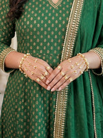Pragya Hand Harness Bracelet-gold