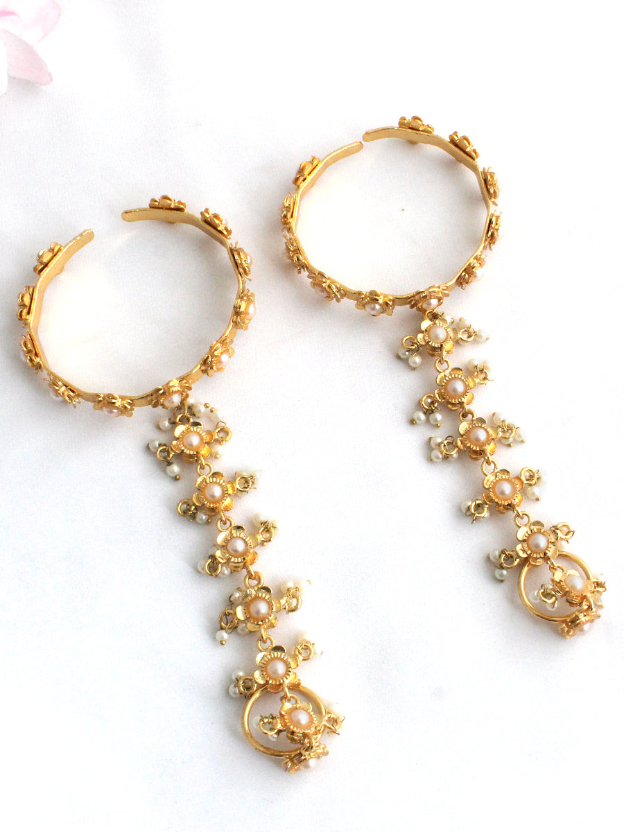 Pravya Hand Harness / Bracelet-Gold