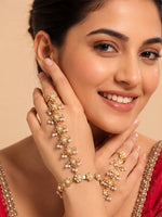 Pravya Hand Harness / Bracelet-Gold