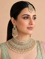 Sehar Necklace Set-Gold