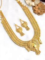 Jaseena Necklace Set-Gold