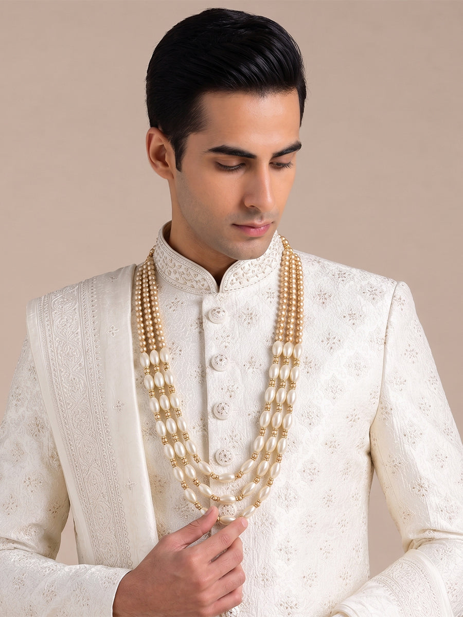 Raghav Groom Necklace-Gold