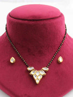 Yukti Mangalsutra Necklace Set-Black