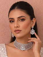 Frisco Necklace Set-Silver
