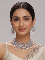Berlin Necklace Set-Silver