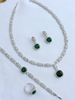 Paloma Necklace Set-Green