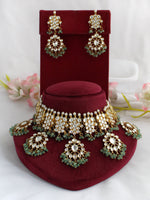 Shefali Necklace Set-Green