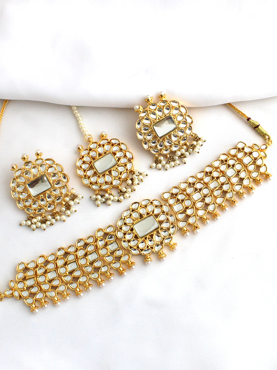 Lubna Choker Necklace Set