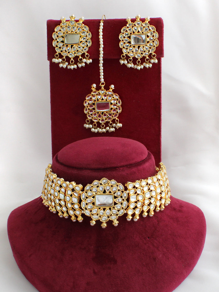 Lubna Choker Necklace Set