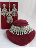 Sonali Necklace Set-Mint Green