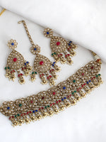 Sonali Necklace Set-Multicolor