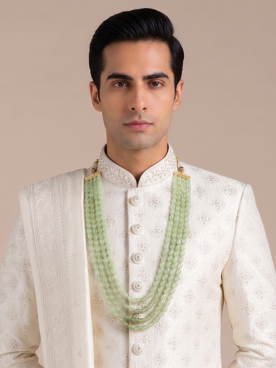Sia Layered Necklace-Light Green