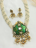Vidisha Necklace Set - Green
