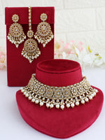 Shahin Necklace Set- White