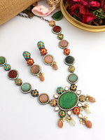 Indira Necklace Set - multicolor
