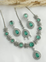 Ira Necklace Set-Mint Green