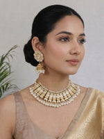 Anvita Bib Necklace Set - Gold