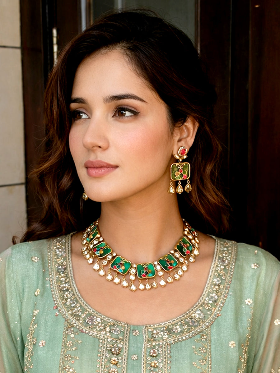 Kiansha Bib Necklace Set
