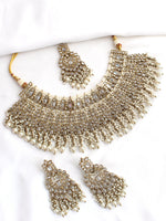 Sehar Necklace Set-White
