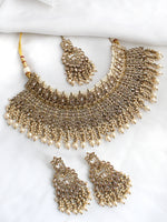 Sehar Necklace Set-Gold