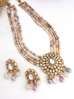 Navika Necklace Set-White