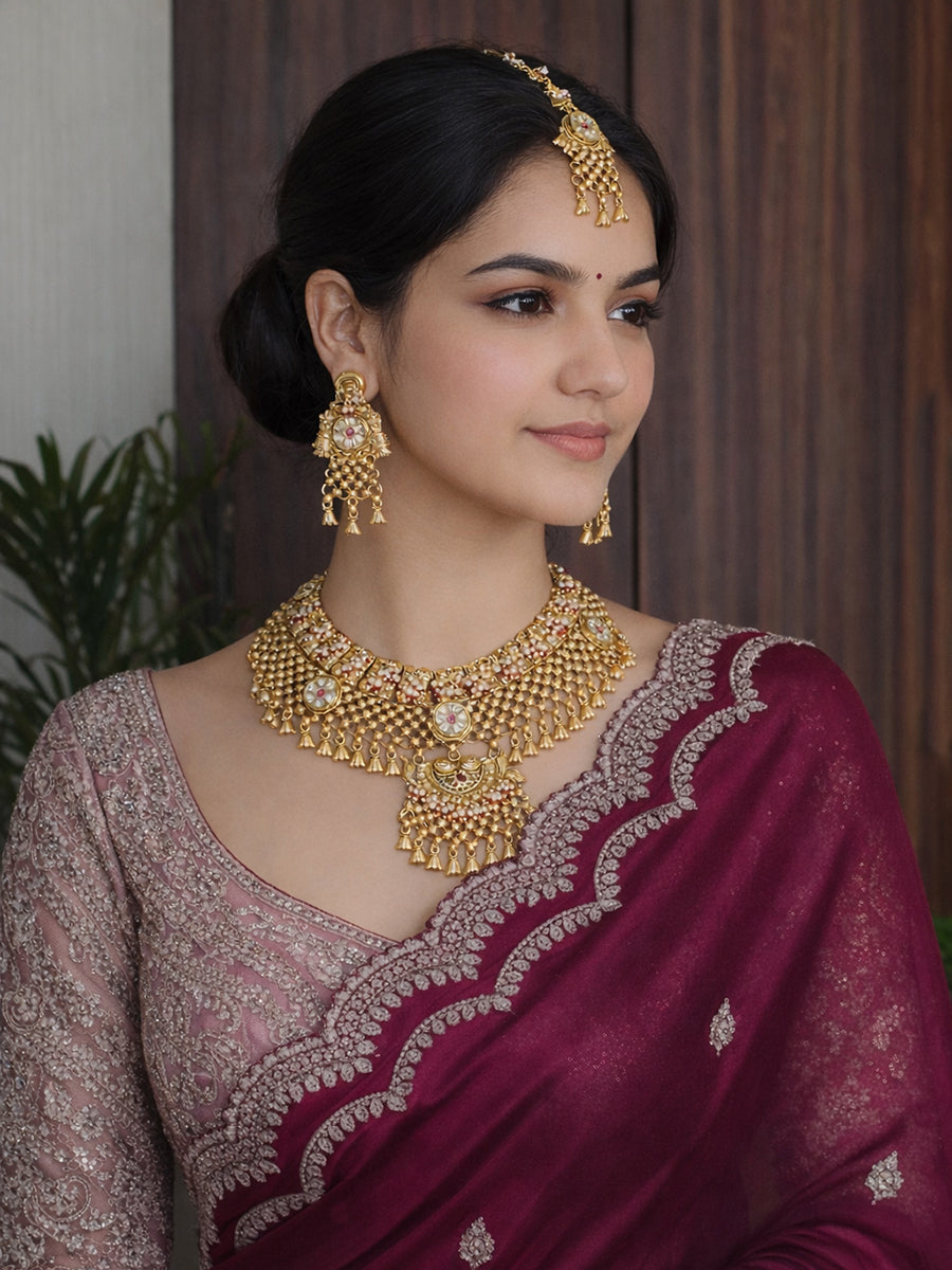 Aadhya Bib Necklace Set