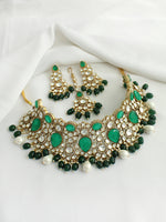 Dua Necklace Set-Green