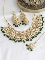 Vritee Necklace Set-Green