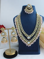 Avni Layered Necklace Set - Pastel Pin
k