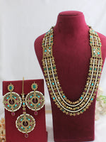 Sumaya Layered Necklace Set-Multicolor