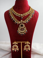 Shriya Layered Necklace Set - Multicolor