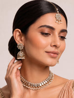 Bani Mirror Necklace Set-gold
