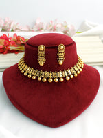 Garvita Necklace Set-Gold