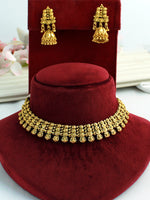 Anvi Necklace Set-Gold