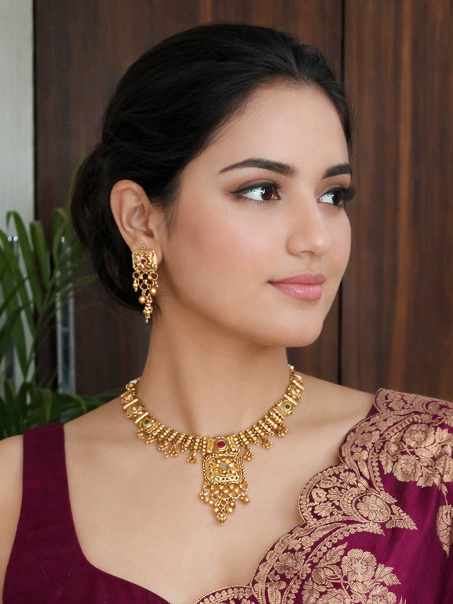 Nandini Bib Necklace Set