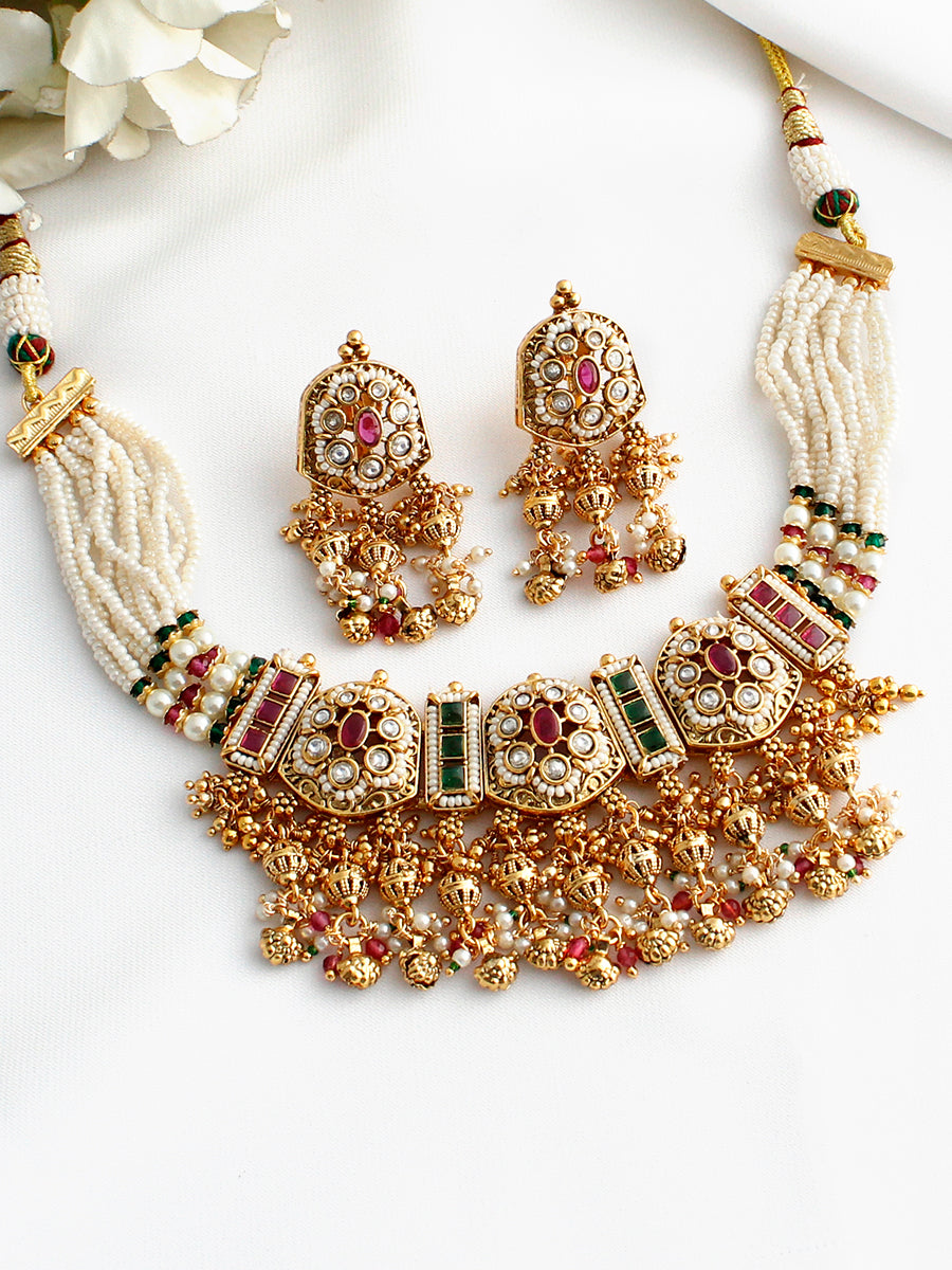 Nitara Bib Necklace Set