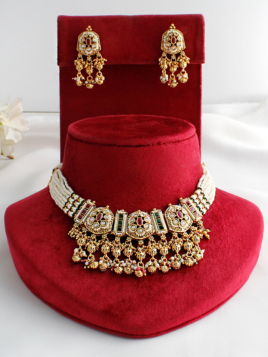 Nitara Bib Necklace Set