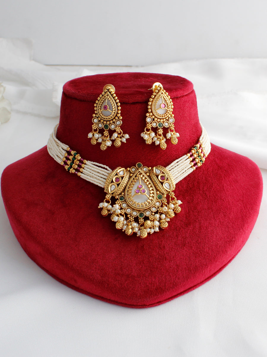 Prakshi Choker Necklace set
