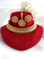 Rivya Necklace Set-Gold