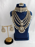 Prachi Layered Necklace Set -Gold