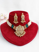 Falguni Choker Necklace Set-Multicolor
