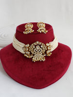 Mirika Choker Necklace Set-Gold