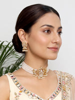 Mirika Choker Necklace Set-White
