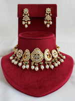 Nancy Choker Necklace Set-Ivory