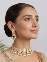 Nancy Choker Necklace Set-Ivory