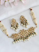 Misha Choker Necklace Set-Gold