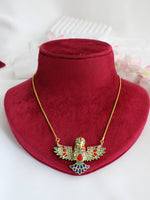 Heritage Eagle Pendant Necklace-Multicolor