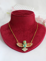 Heritage Eagle Pendant Necklace-Multicolor