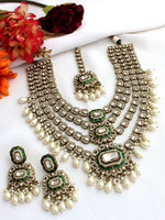 Anaya Necklace Set-White